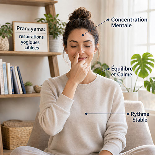 Pranayama, respiration yogique ciblée